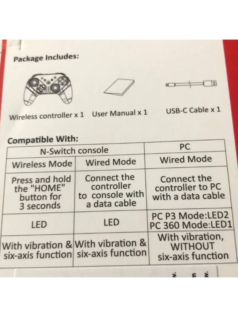 Teal Wireless Controller for Switch/PC